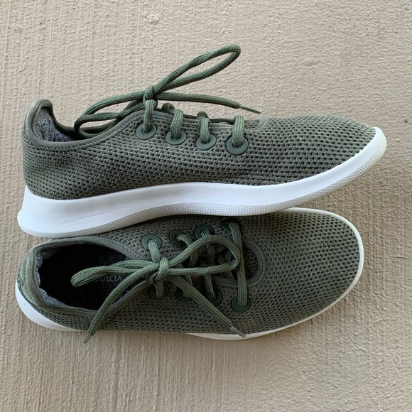 Allbirds Tree Runners Thunder Green Sz 9 - Picture 4 of 12